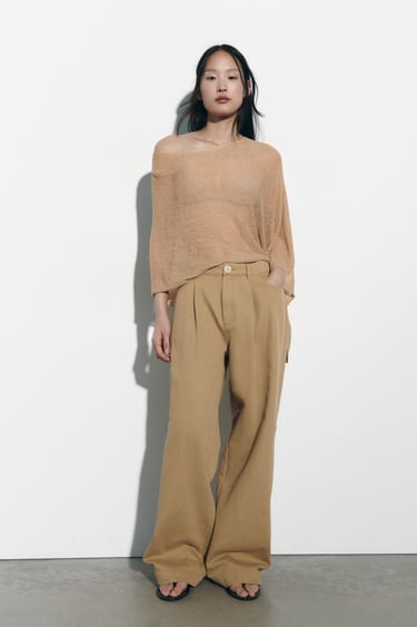 Image 0 of Z1975 HIGH RISE WIDE LEG JEANS from Zara