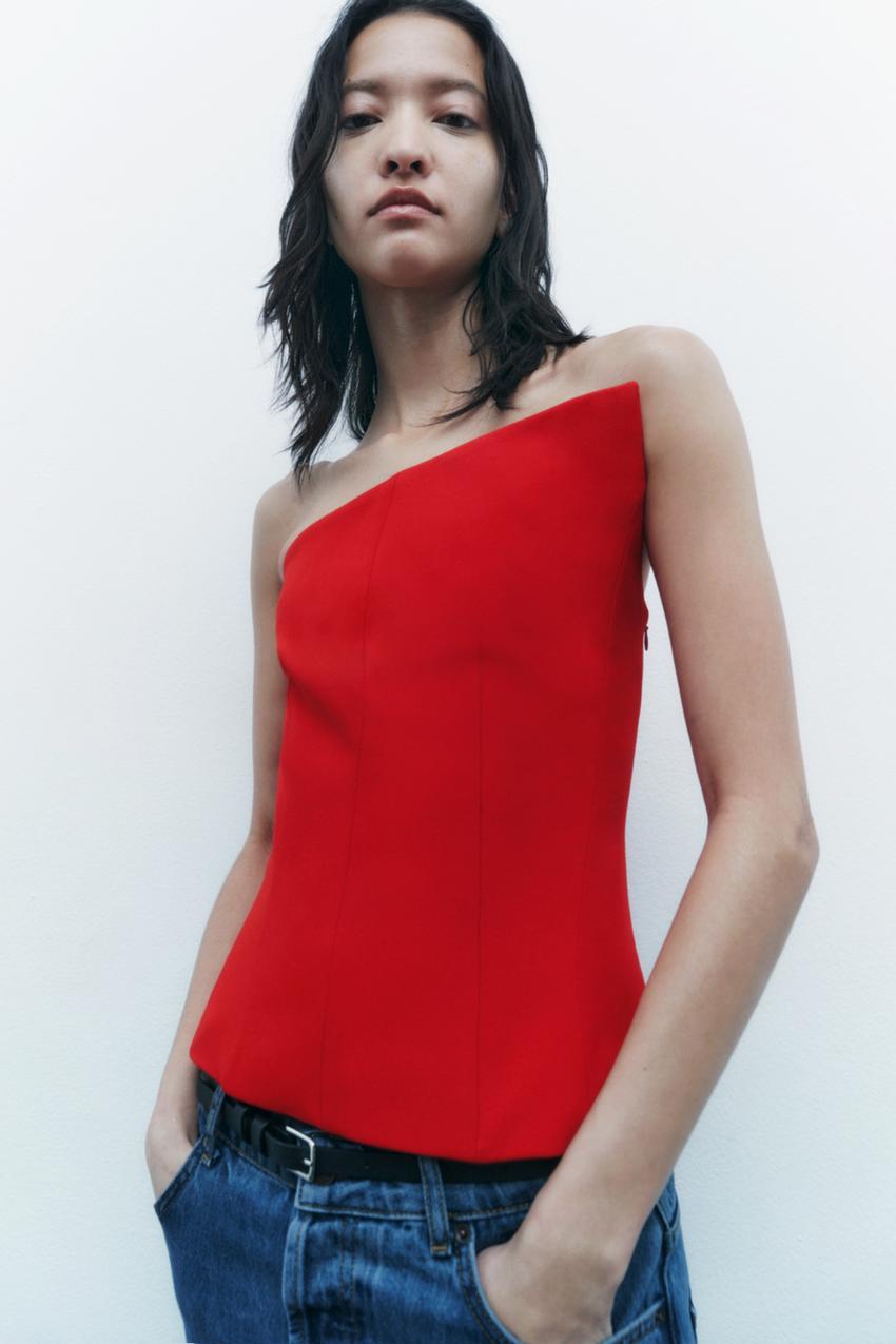Zara top red Clearance