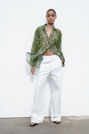 Women's Animal Print Tops | Explore our New Arrivals | ZARA United States