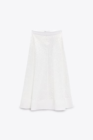 Image 0 of EMBROIDERED CAPE SKIRT from Zara