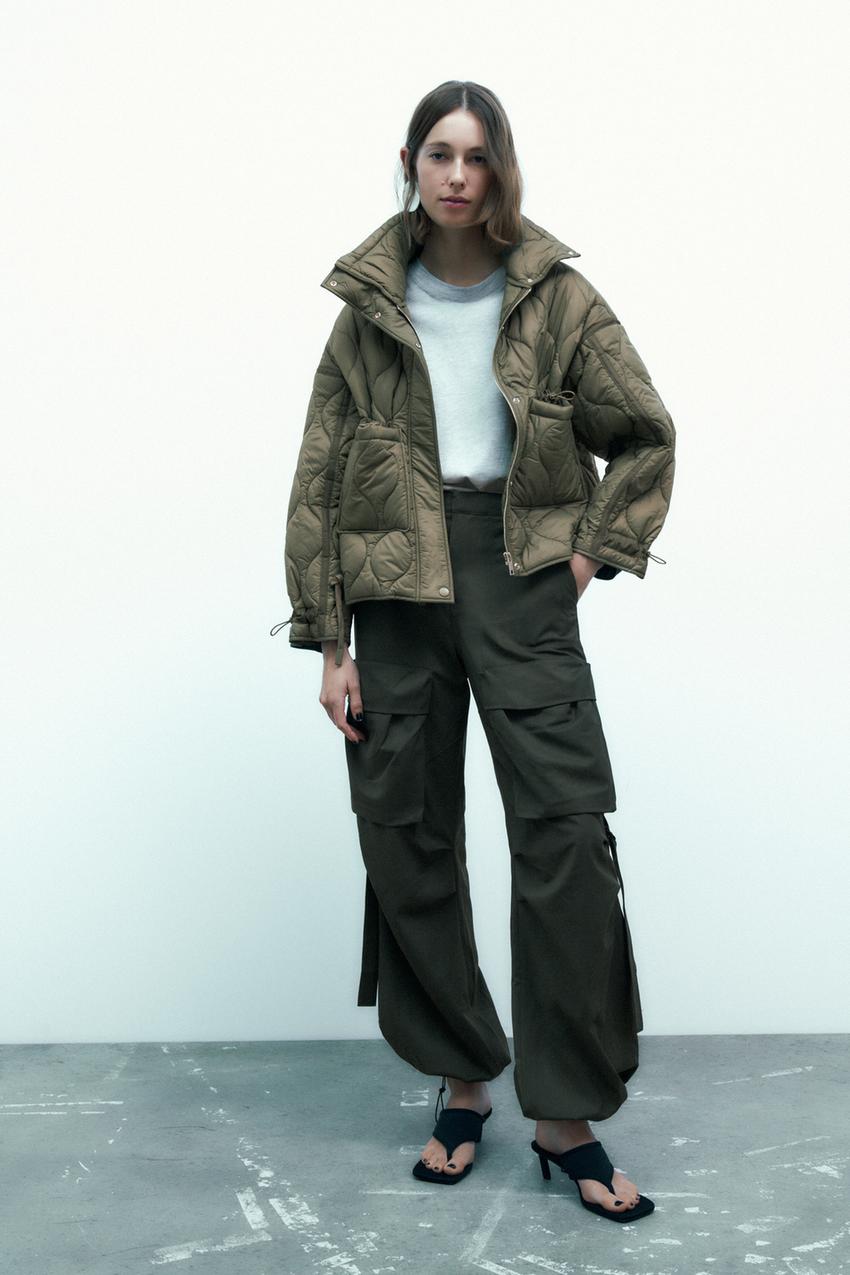 Zara short puffer coat Clearance