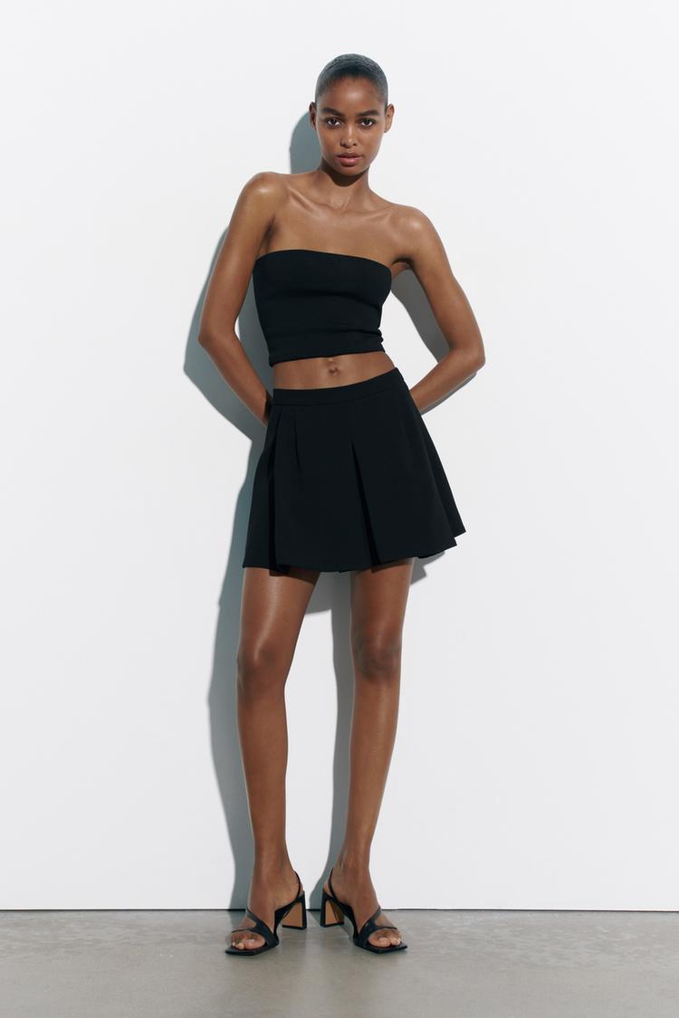 Zara mini skirt with split Clearance