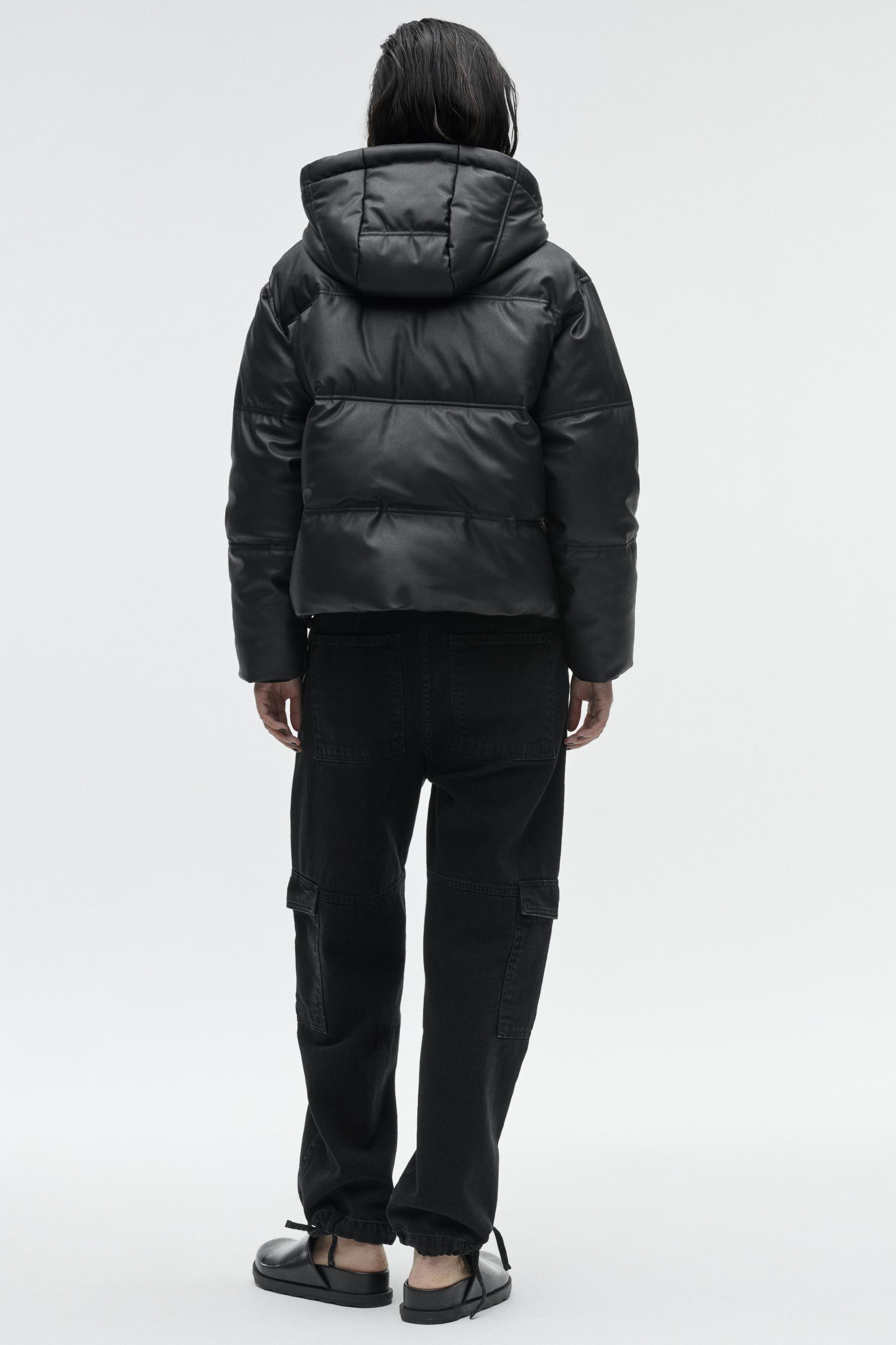Zara puffer with hood Clearance