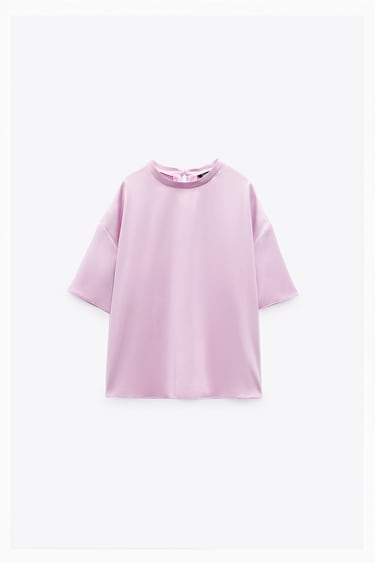 Image 0 of SATIN TOP from Zara