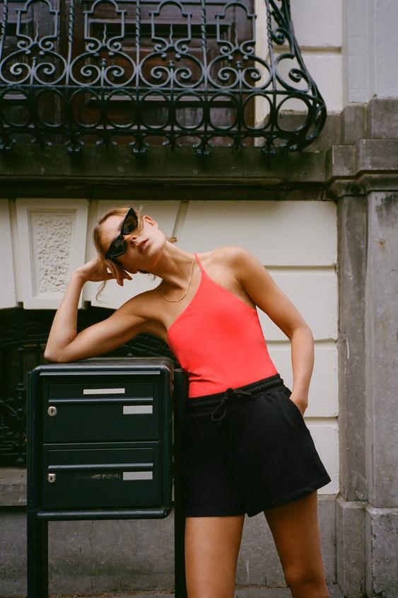 Zara basic black shorts Clearance