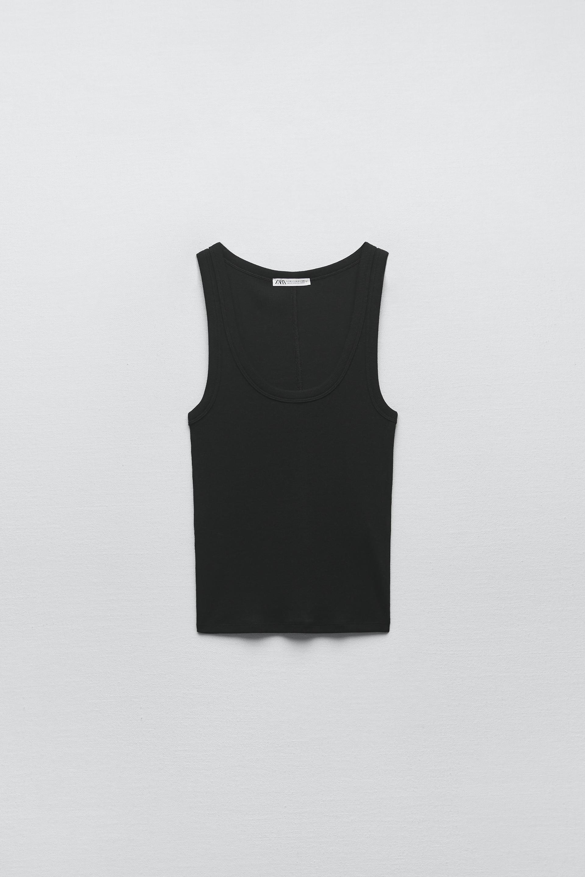 Black zara vest Clearance