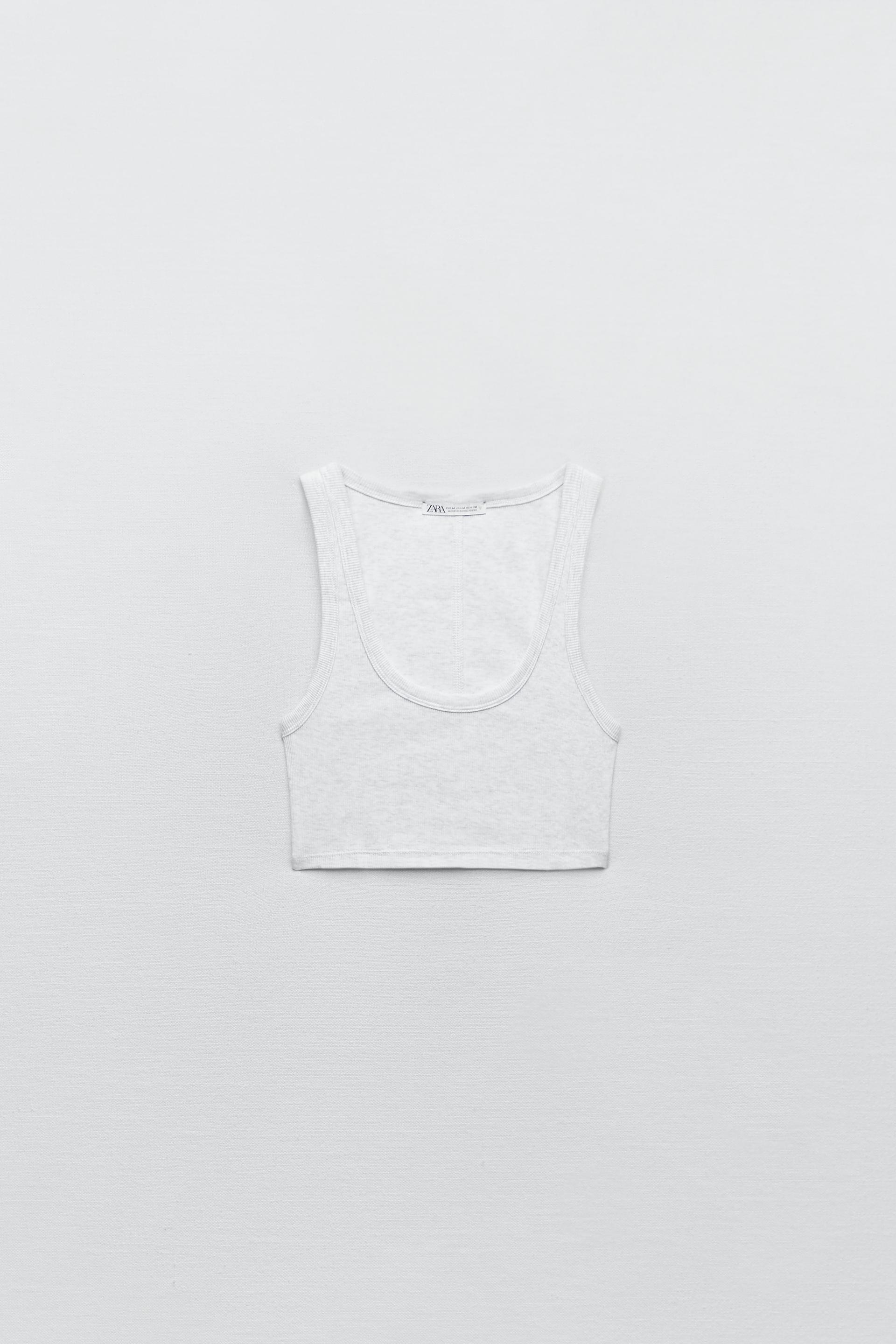Zara tank top crop Clearance