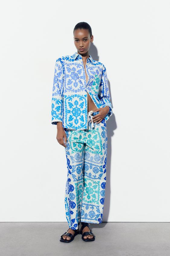 Blue co ord zara Clearance