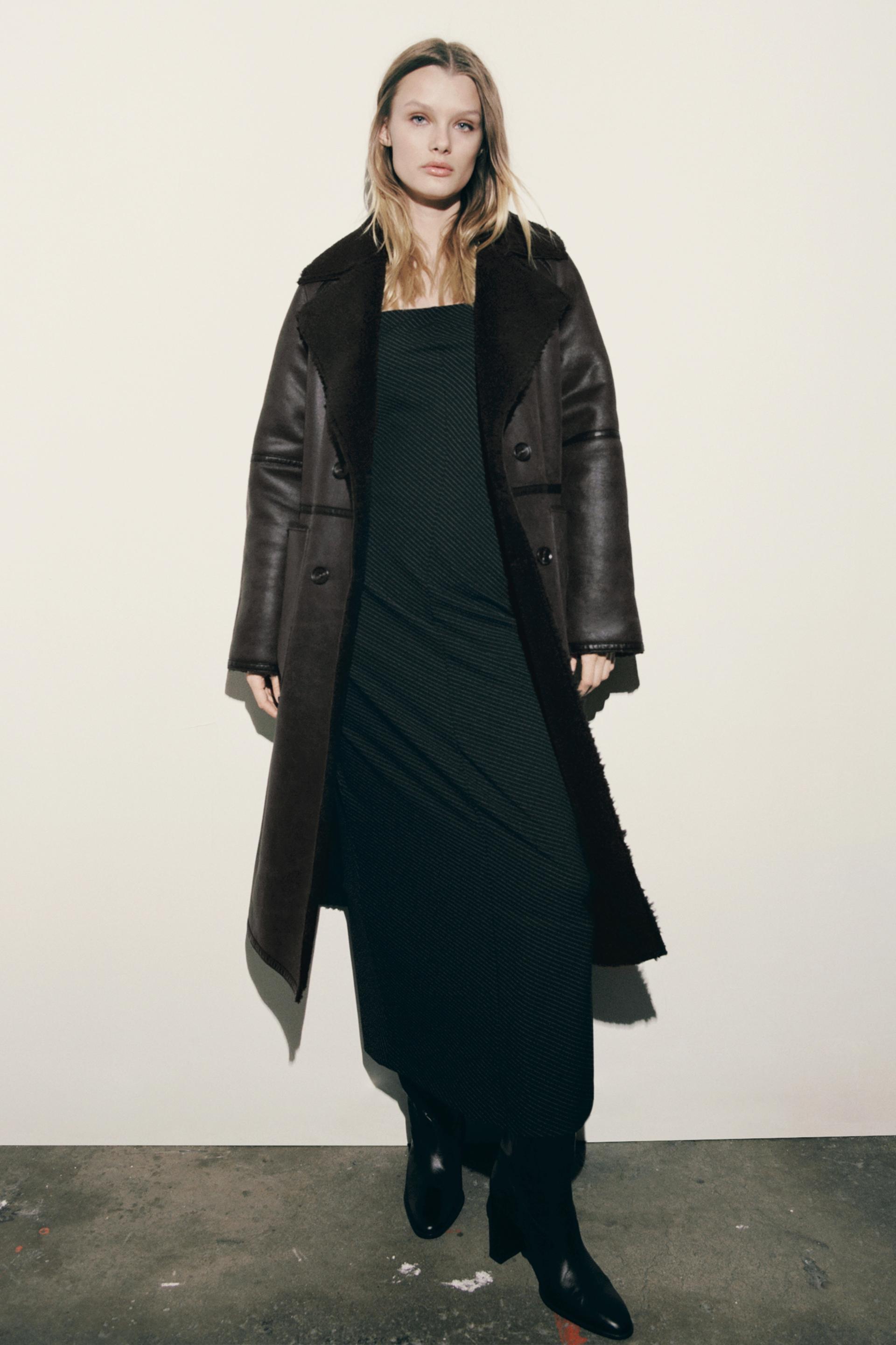 Zara double faced coat Clearance