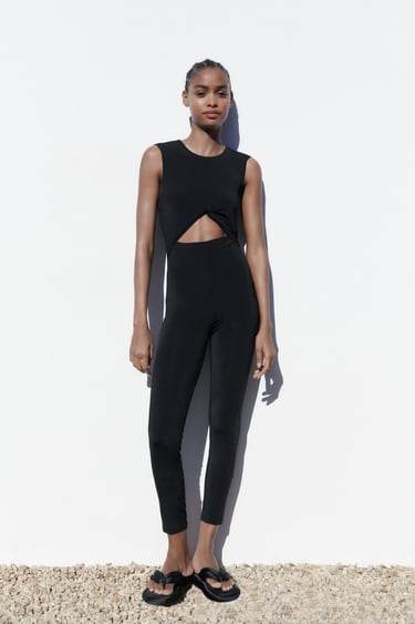 Image 0 of CUT-OUT JUMPSUIT from Zara