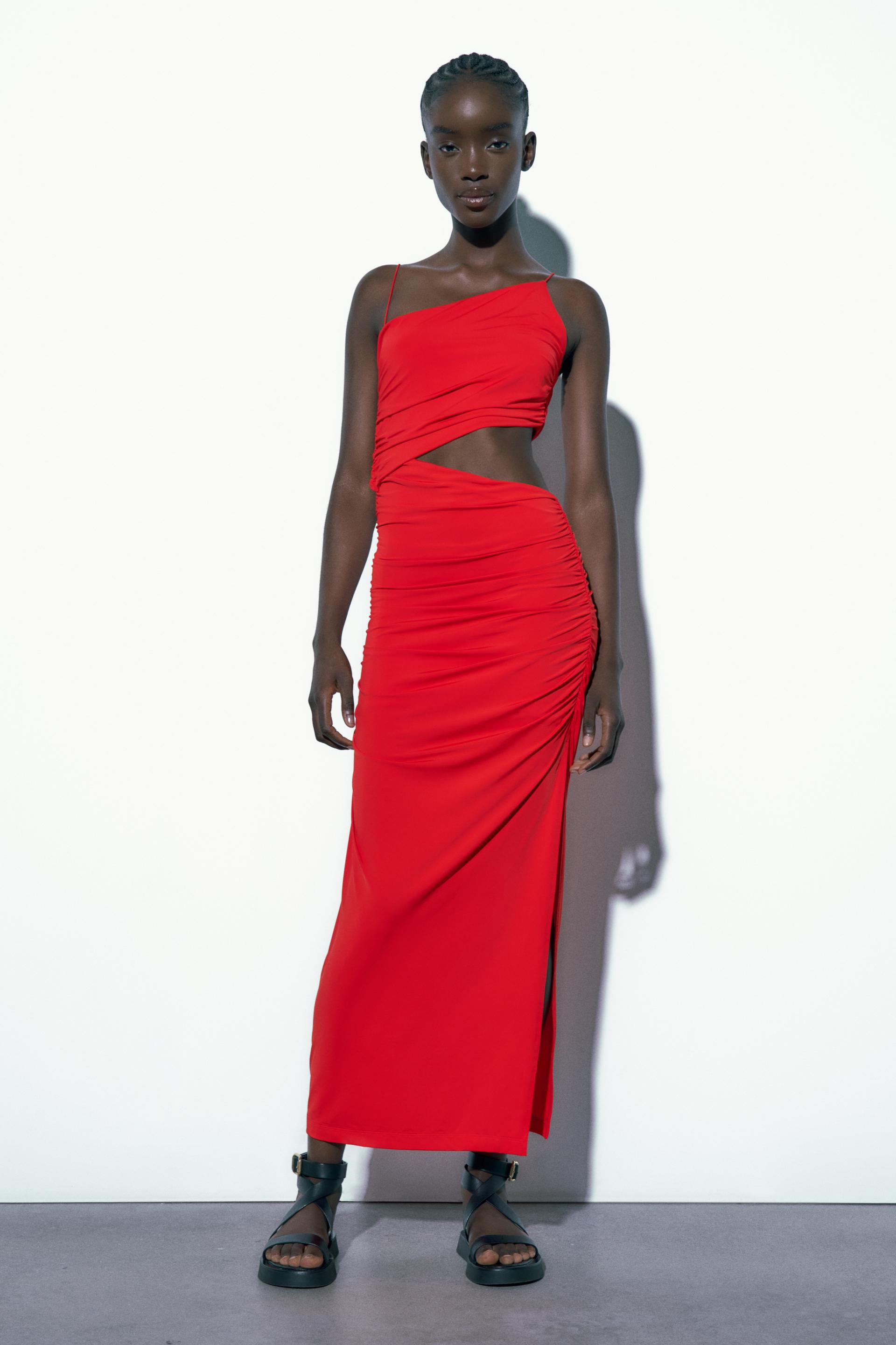 Robe Longue Satin Rouge Zara Robe Rouge Robe Longue Soie Zara Robe