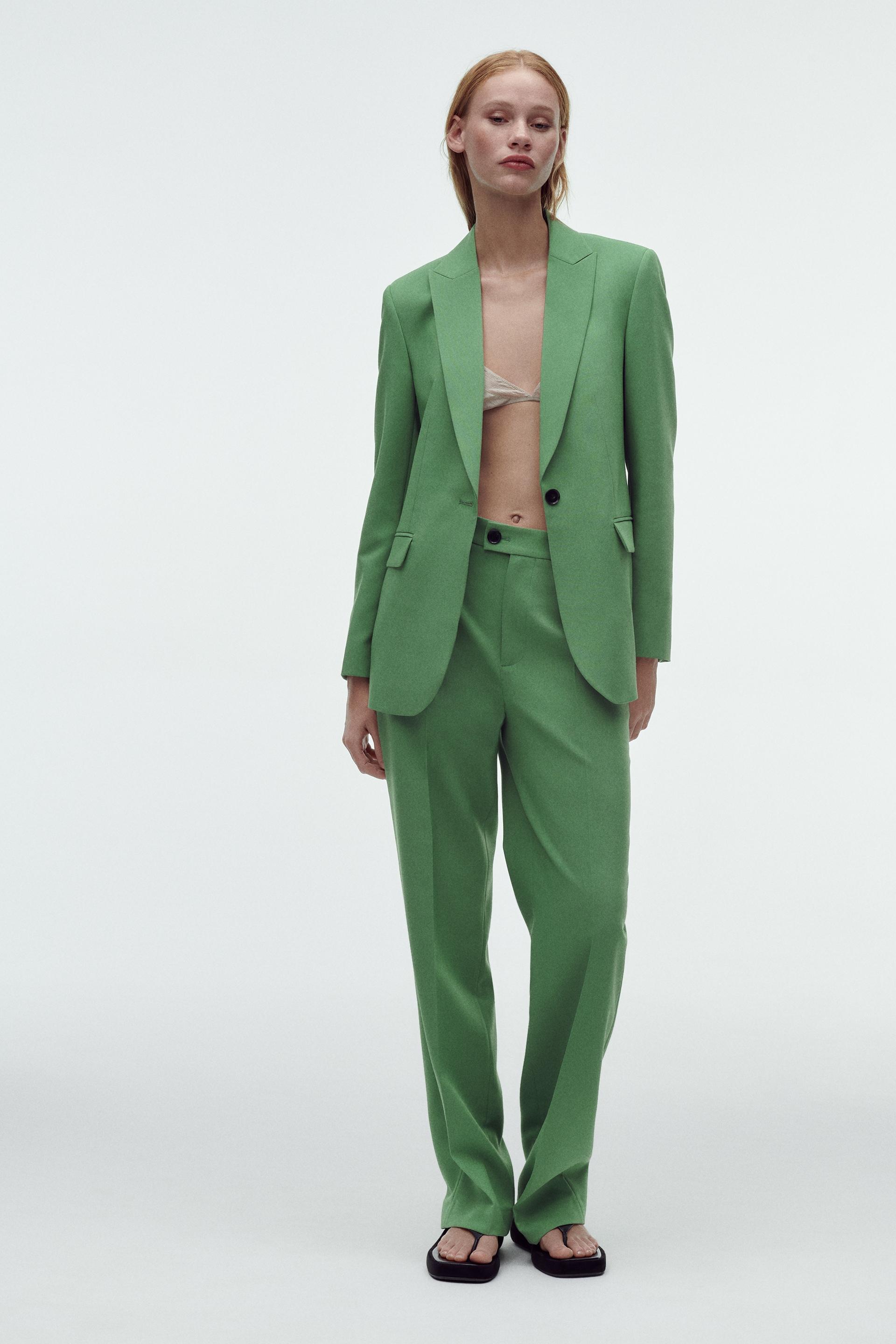 Zara green dress pants Clearance