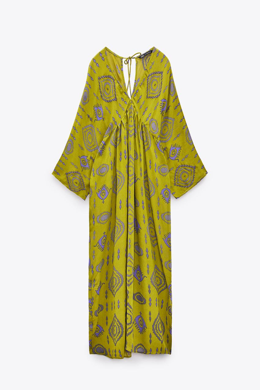 Zara printed caftan Clearance