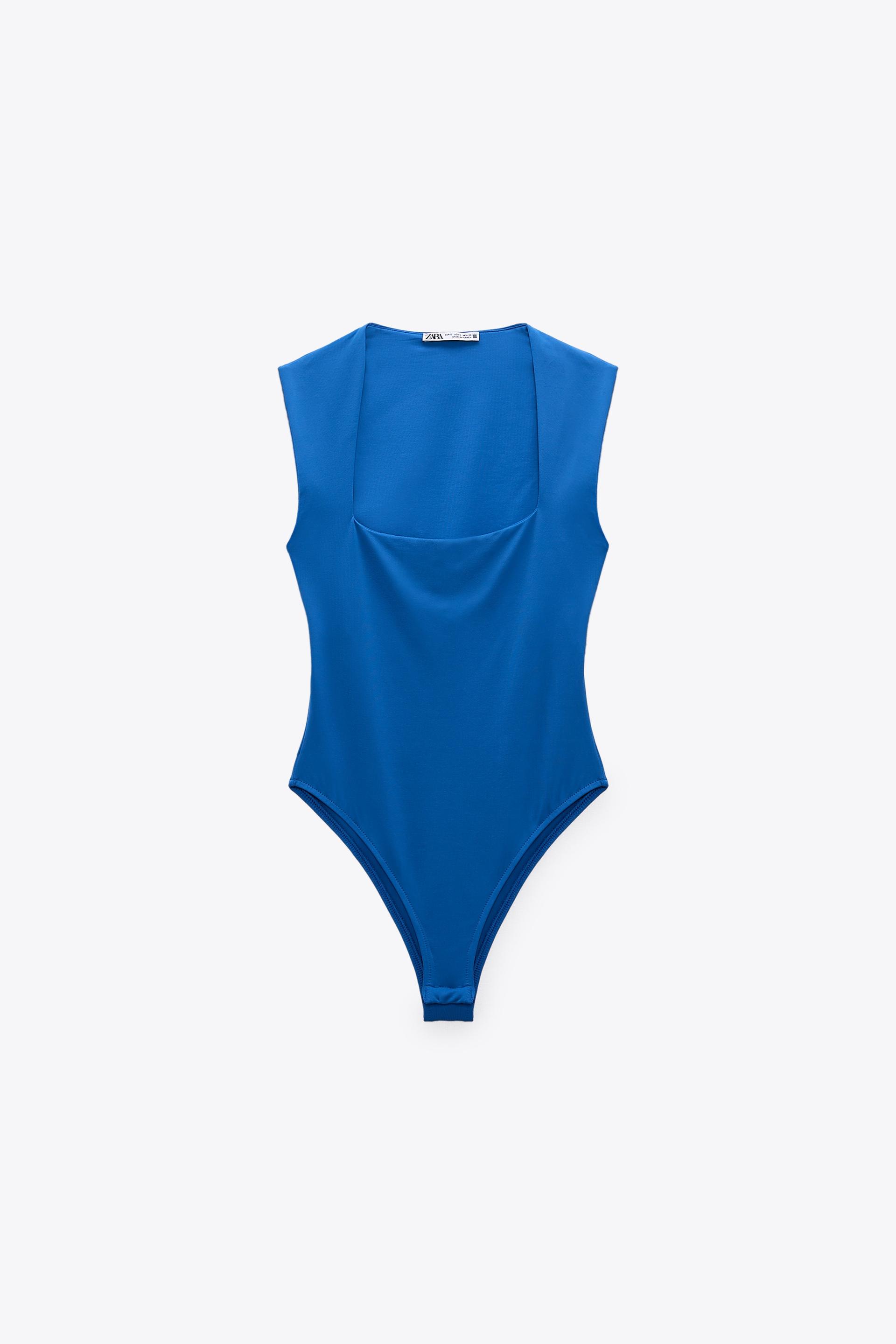 Zara blue body suit Clearance
