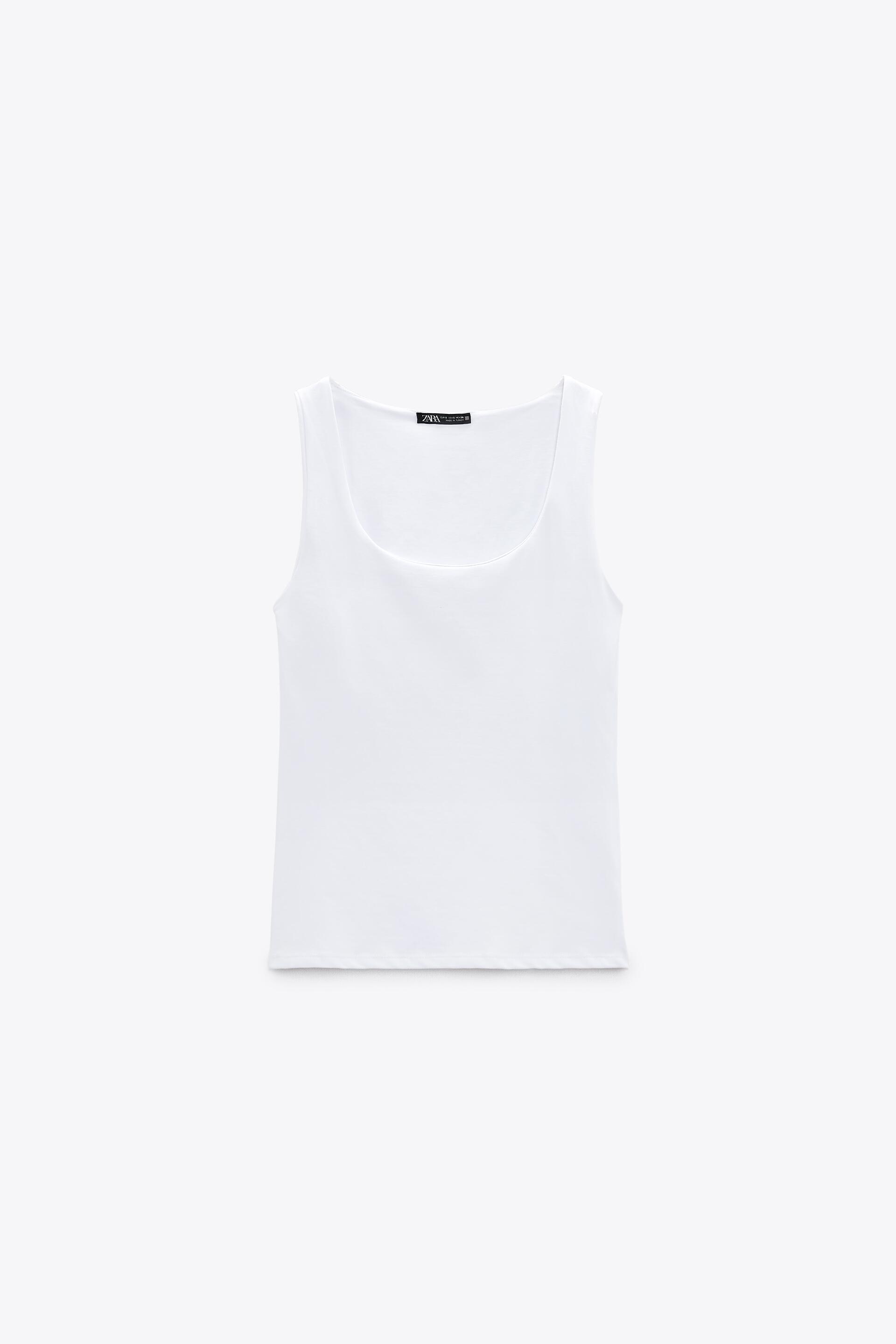Zara wide strap vest Clearance