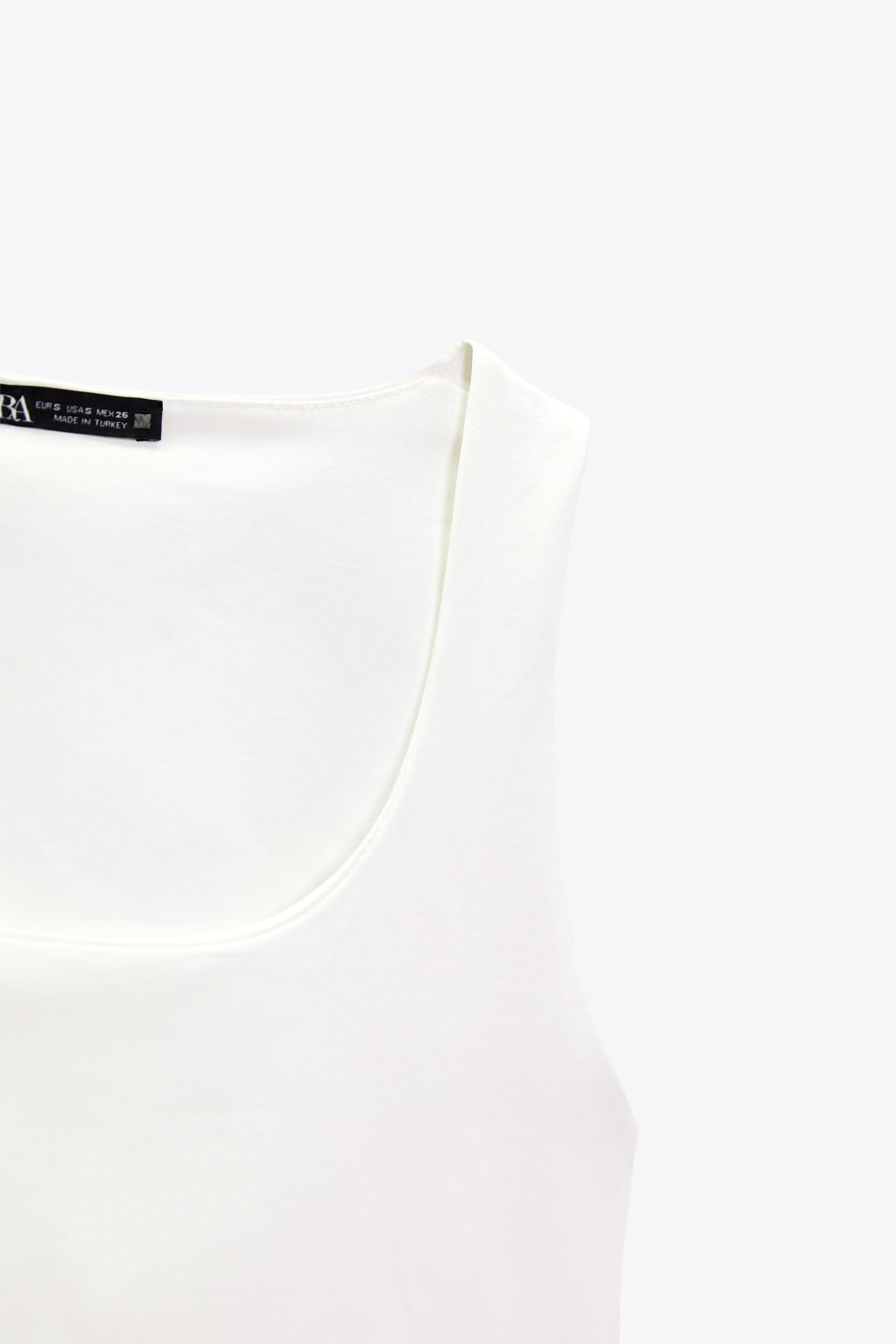 Zara wide strap vest Clearance