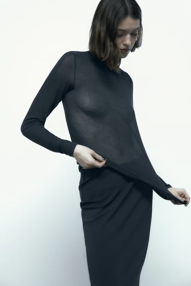 Image 0 of SOFT DELICATE TOP from Zara