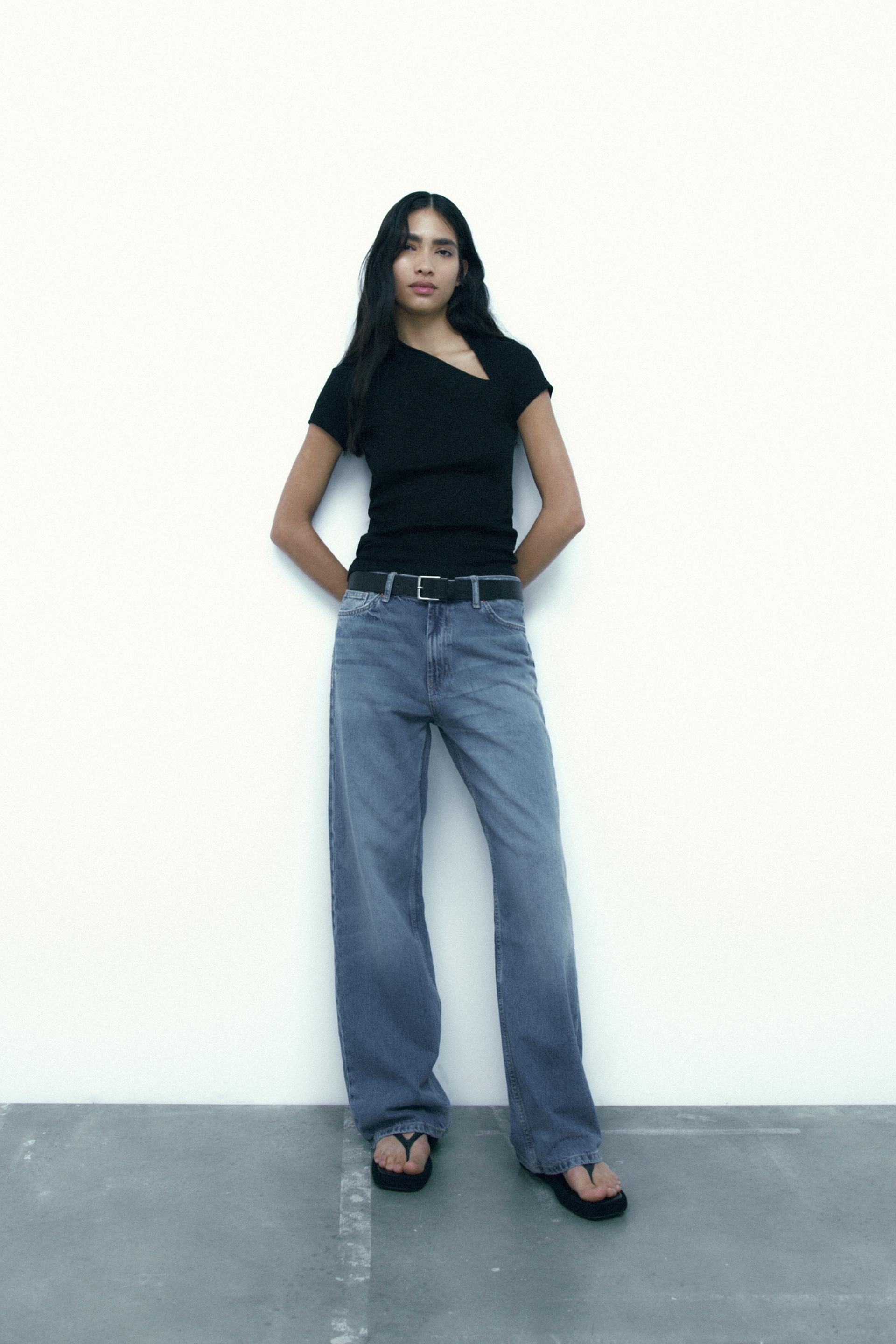 Zara asymmetric t shirt Clearance