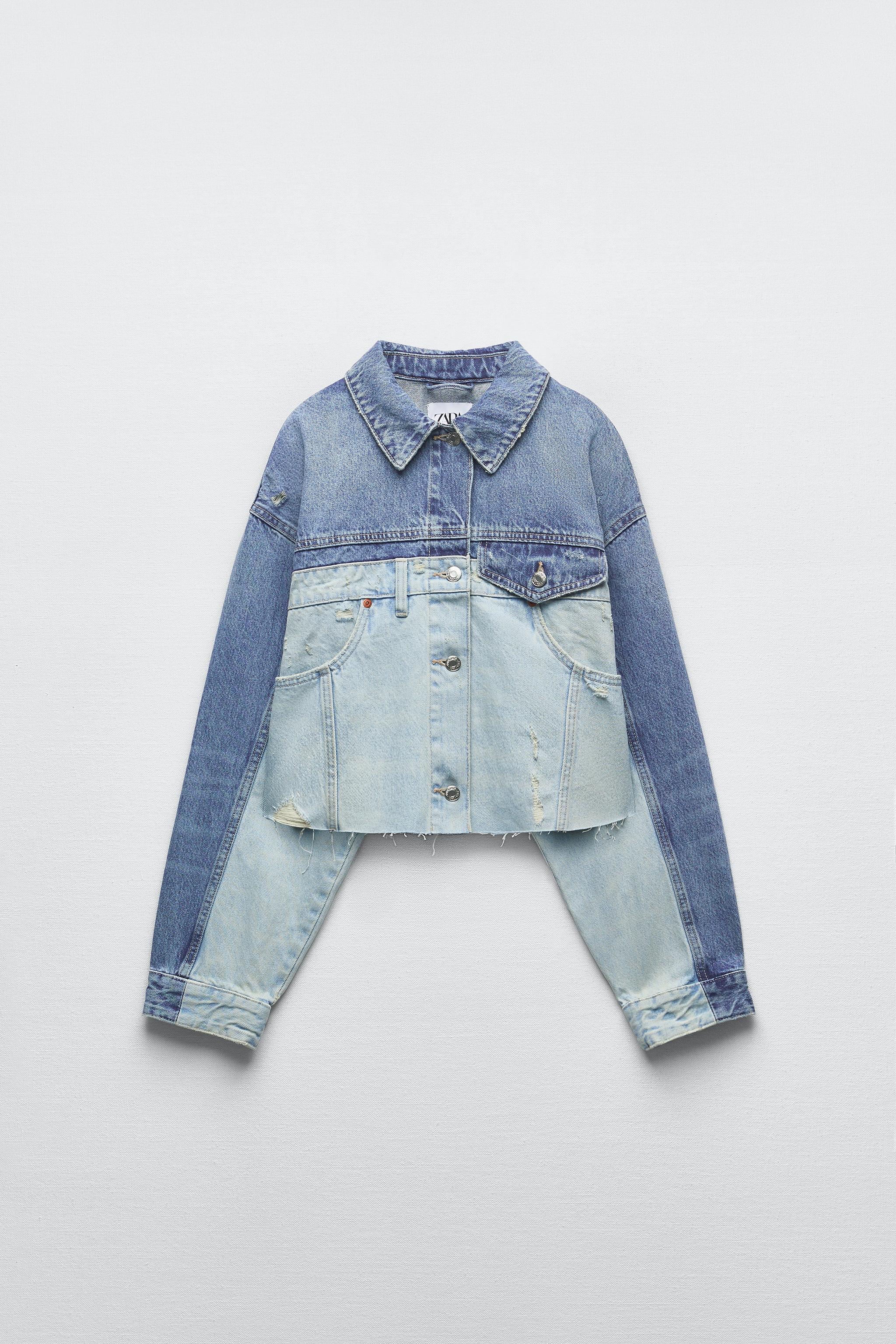 Zara PATCHWORK TRF DENIM JACKET | Mall of America®