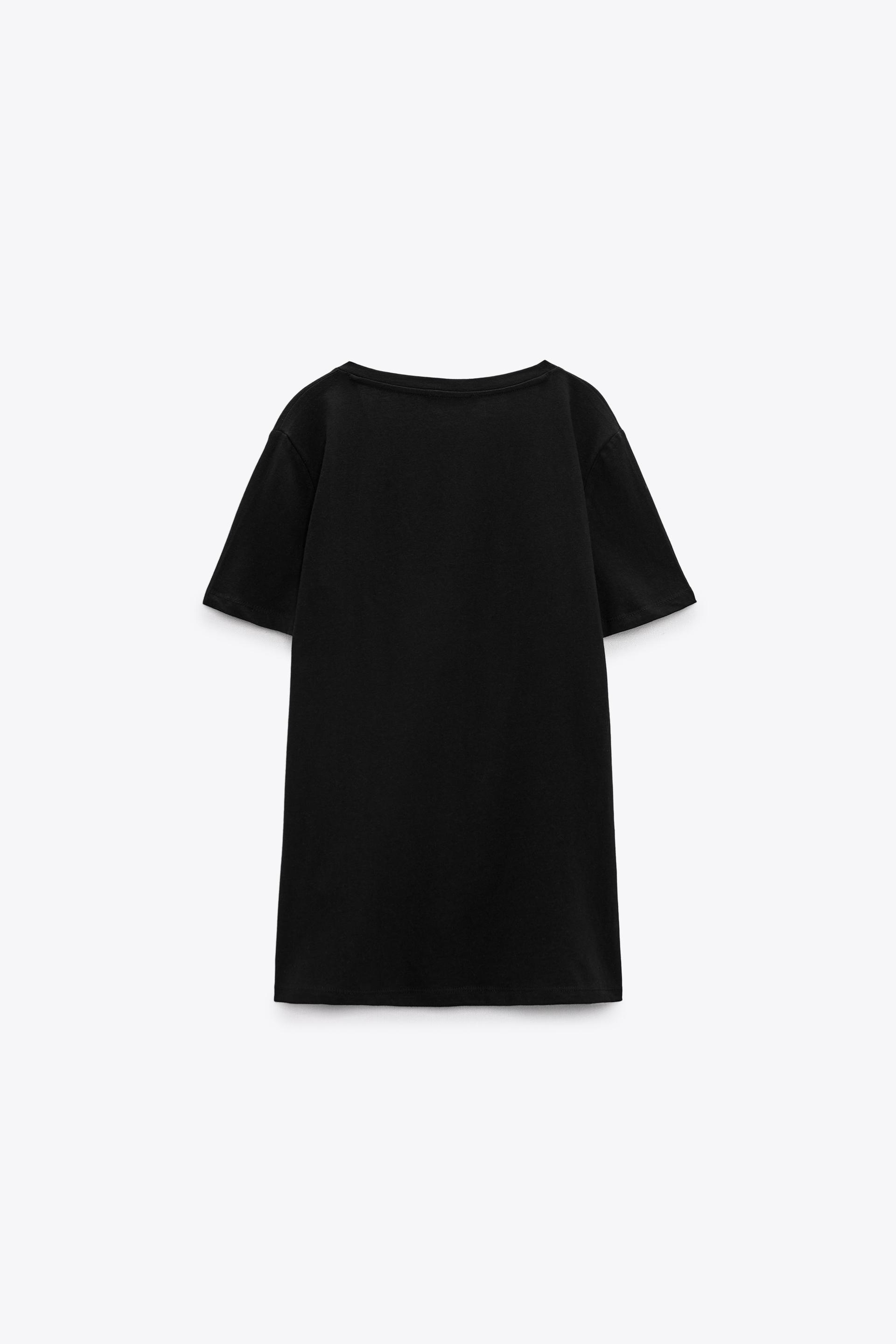 Zara plain black shirt Clearance