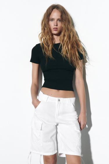 Zara ribbed shorts and top Clearance