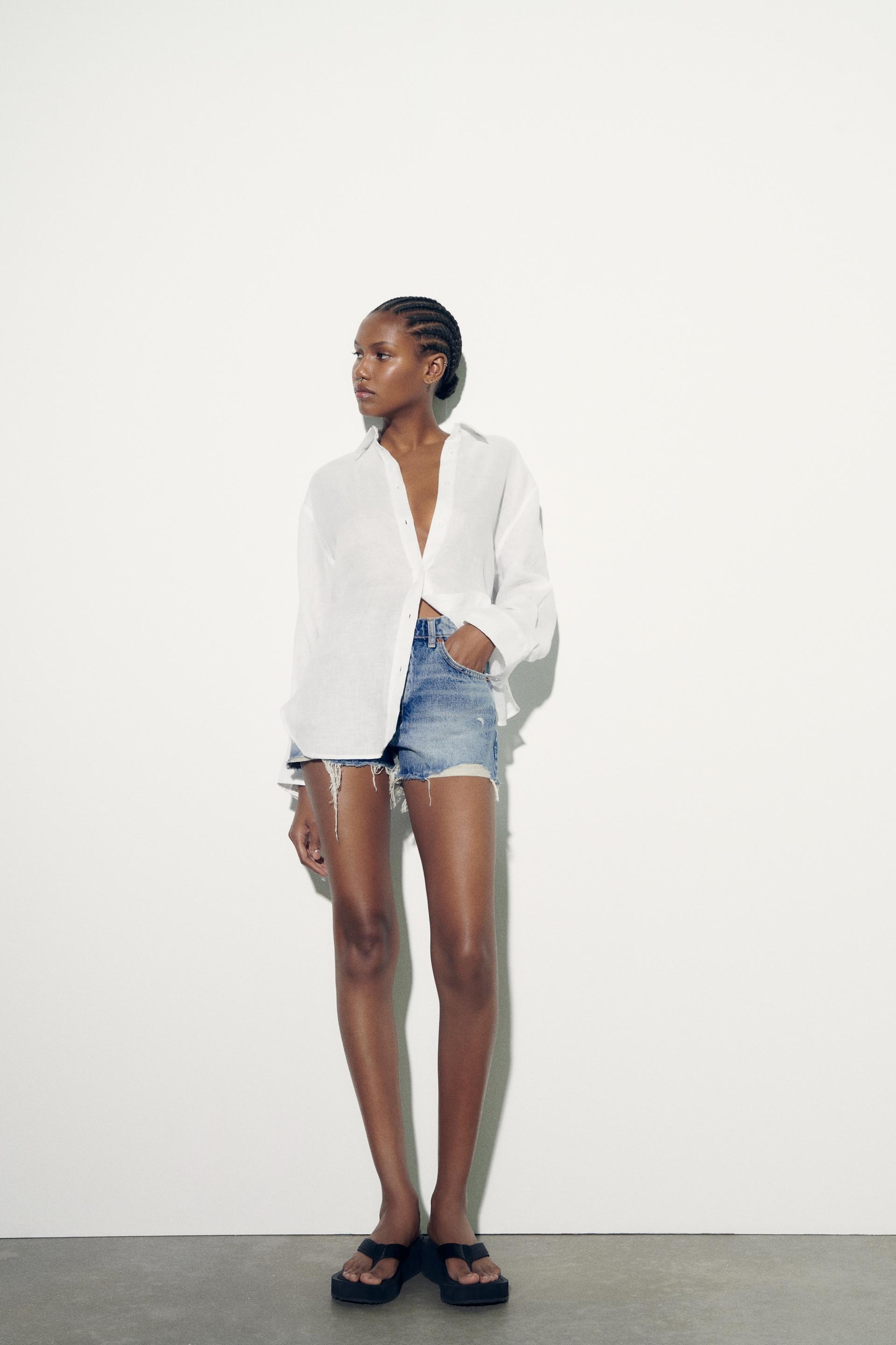 Zara ladies white tops Clearance