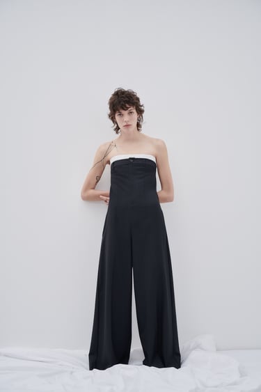 Image 0 of FULL LENGTH COMBINED JUMPSUIT from Zara