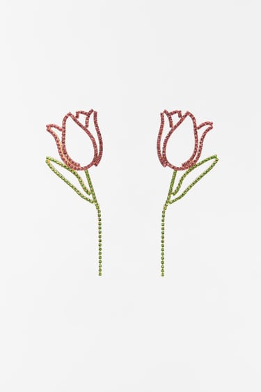 Image 0 of TULIP EARRINGS - SPECIAL EDITION from Zara