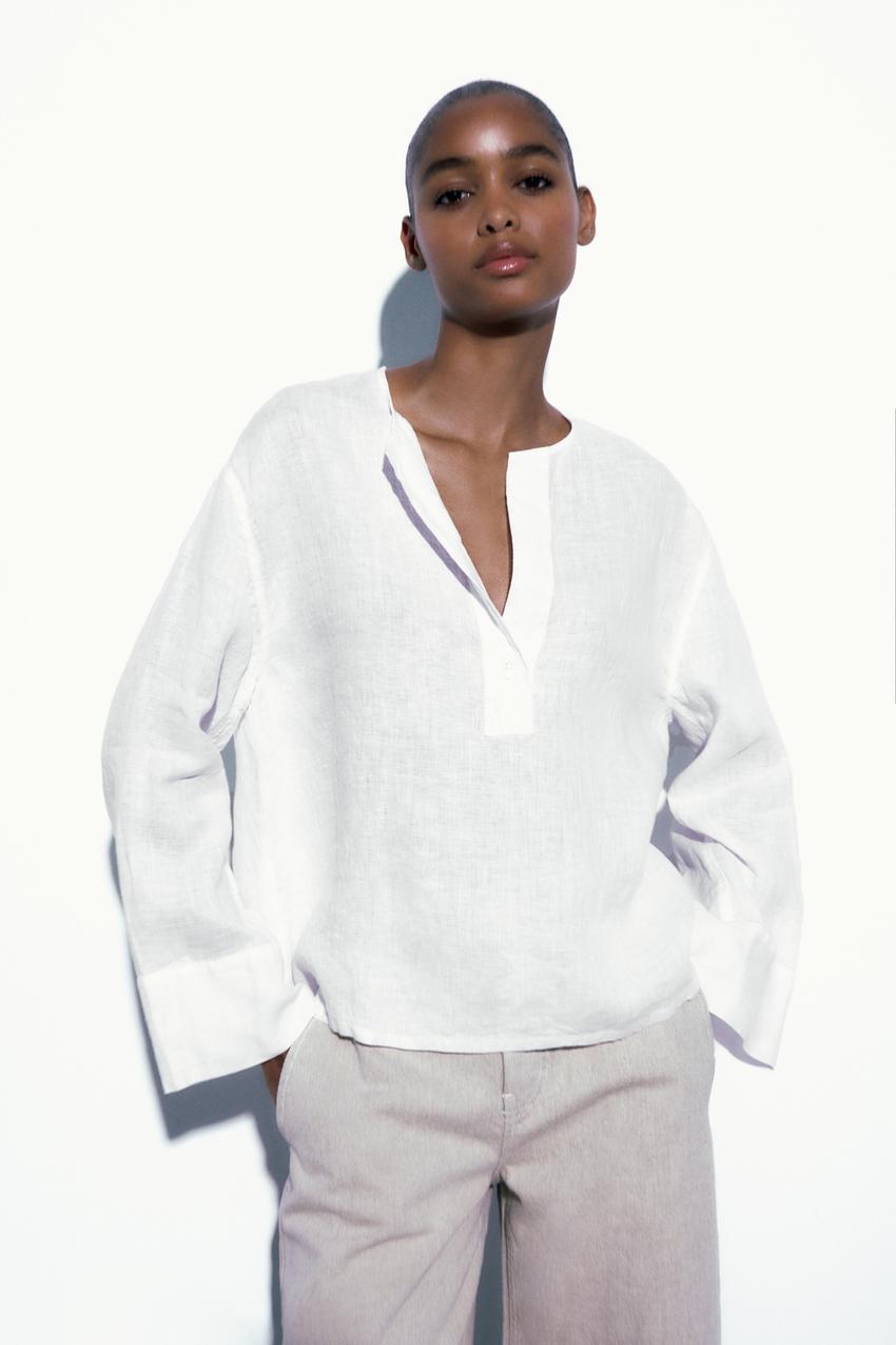 Zara button blouse Clearance