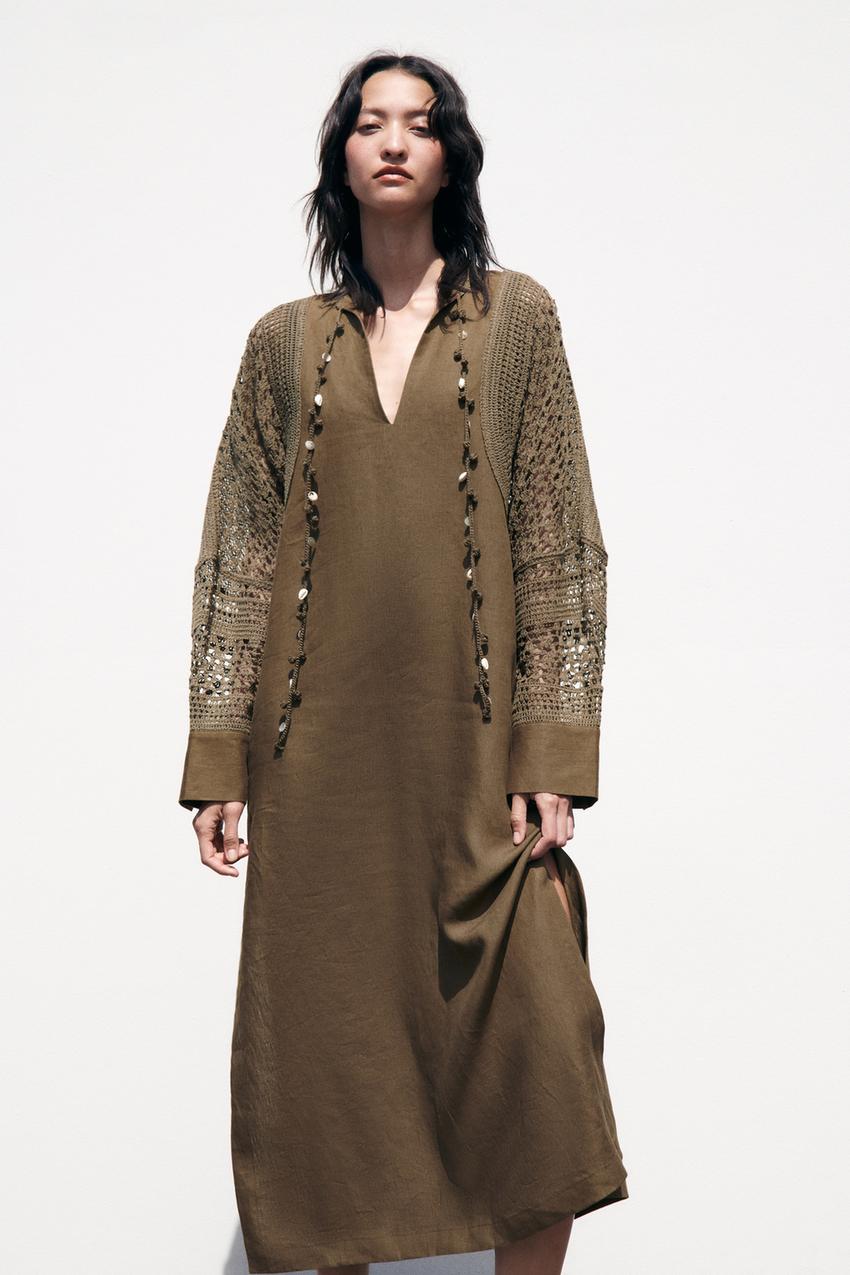 Zara linen tunic Clearance