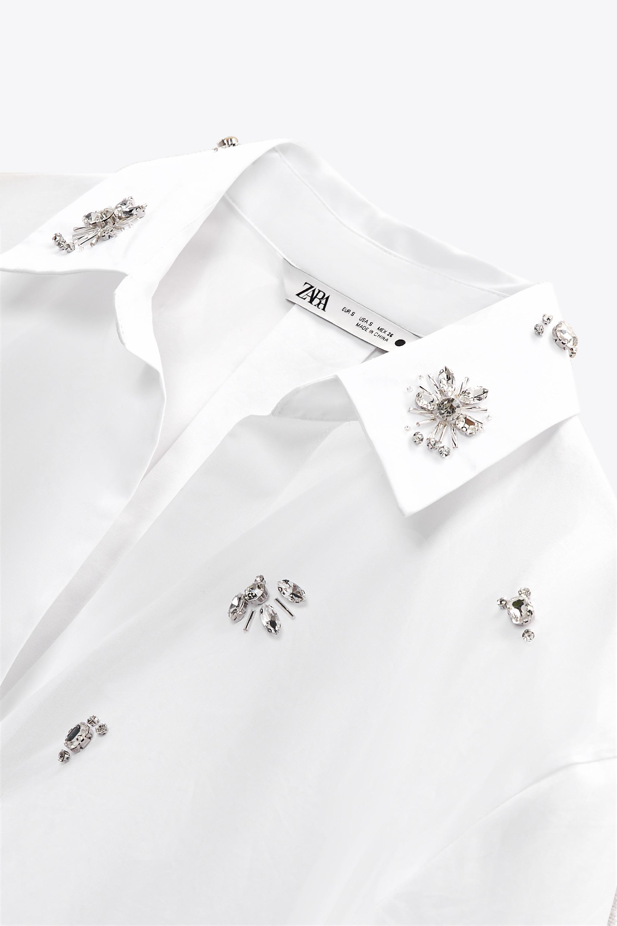 Zara JEWEL POPLIN SHIRT | Mall of America®