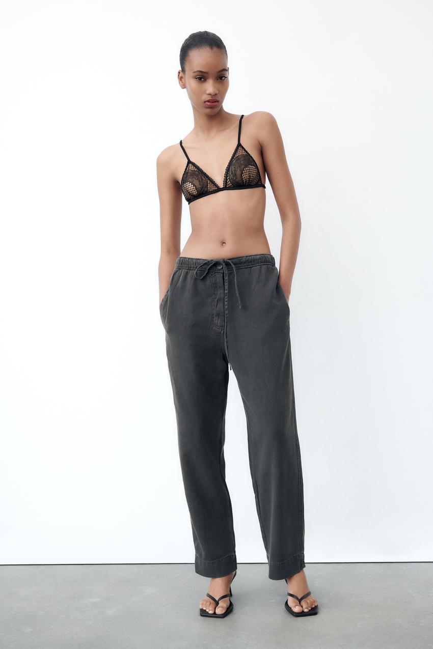 The barrel fit trousers zara Clearance