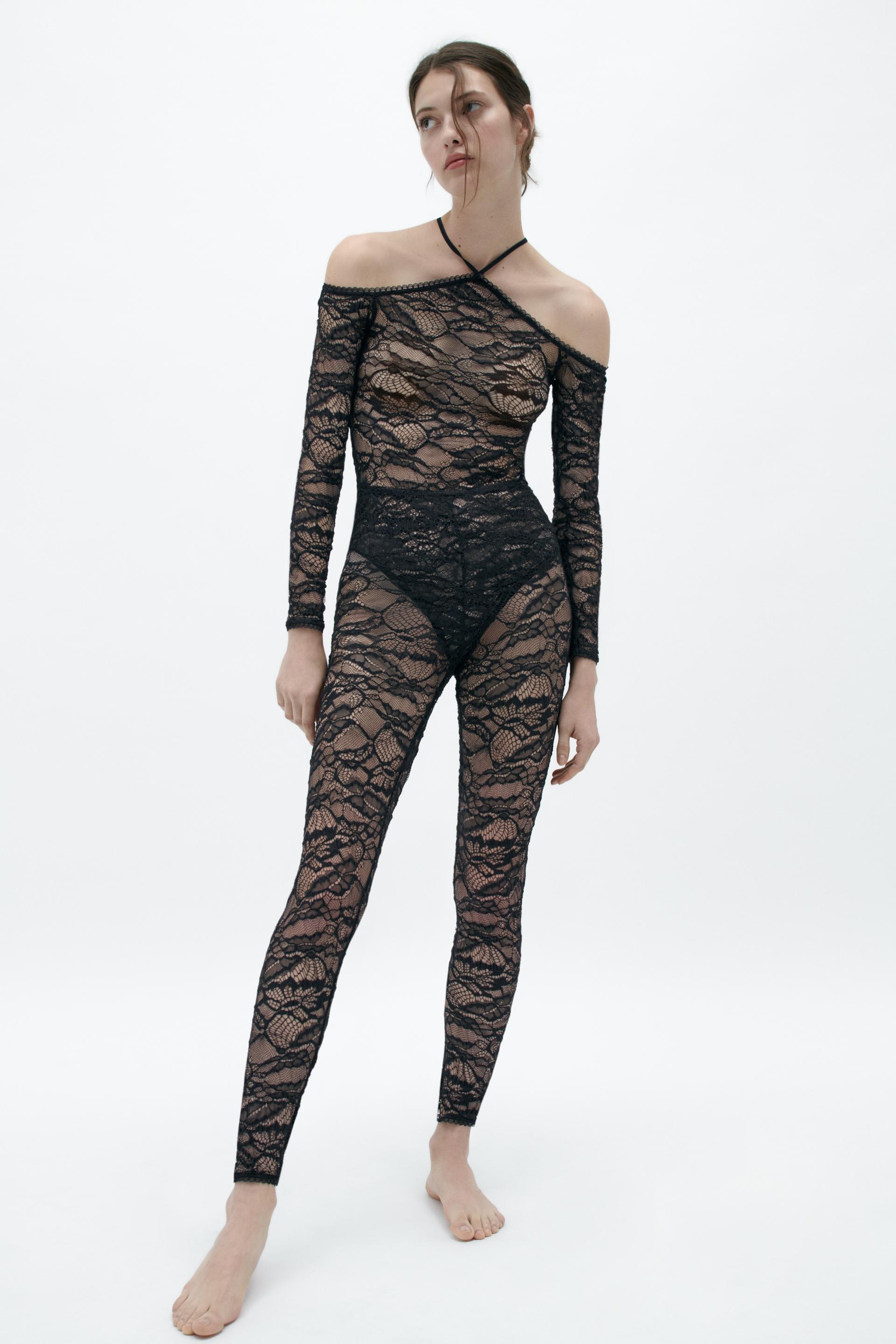 Zara bodysuit lace Outlet
