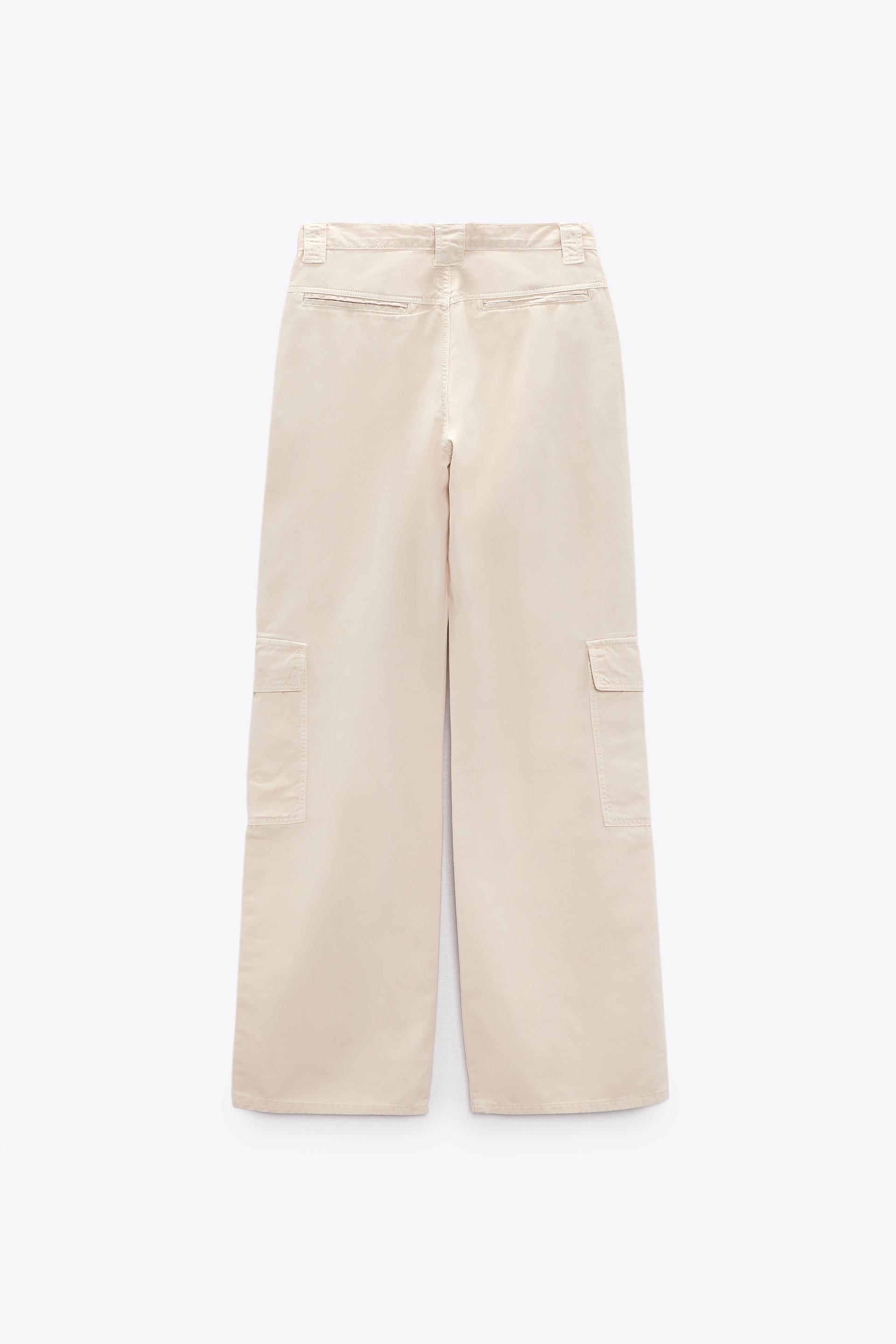 Zara wide leg cargo pants Clearance