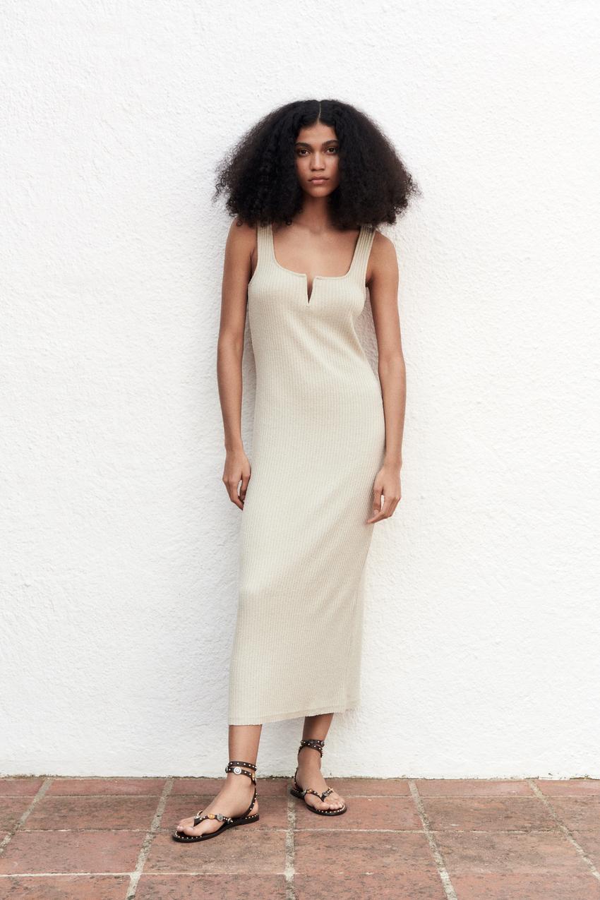 Zara rustic white dress Clearance