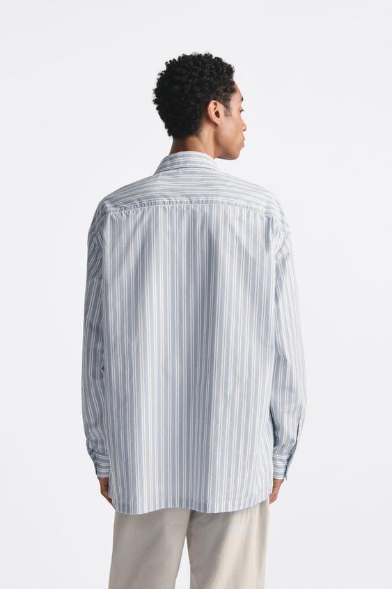 CONTRASTING STRIPED SHIRT