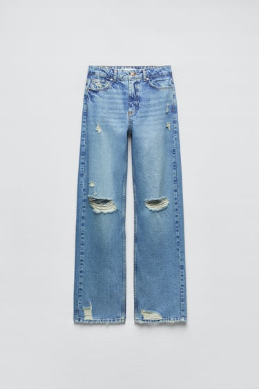 Resultat damper Modstand Women's Ripped Jeans | Explore our New Arrivals | ZARA United States