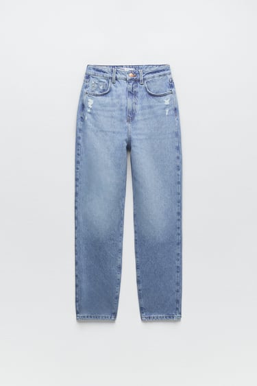 HIGH RISE Z1975 JEANS - Mid-blue | ZARA United States