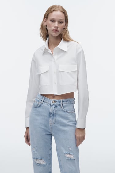 Image 0 of Z1975 STRAIGHT HIGH-WAIST JEANS from Zara