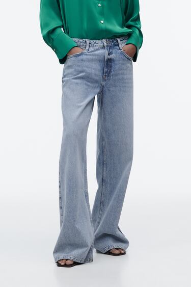 Image 0 of JEANS Z1975 STRAIGHT LONG LENGTH from Zara
