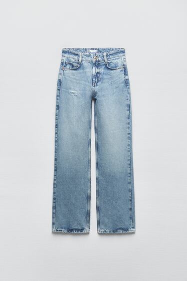 Image 0 of Z1975 LOW RISE STRAIGHT JEANS from Zara