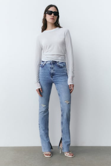 Zenuw Ver weg Ondergedompeld Dames gescheurde jeans | Nieuwe Collectie Online | ZARA Nederland
