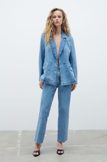 Image 0 of Z1975 HIGH WAISTED STRAIGHT LEG JEANS from Zara
