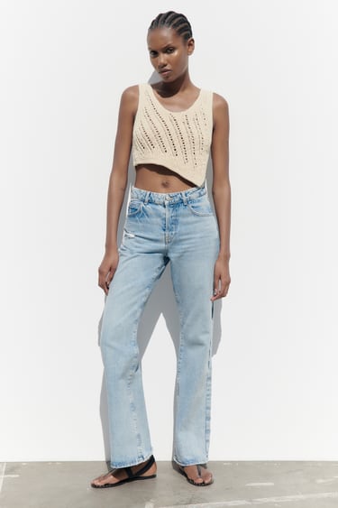 Image 0 of MID-RISE RIGID BOOTCUT JEANS Z1975 from Zara