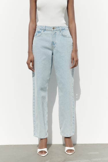 Image 0 of MID-RISE BARREL FIT JEANS Z1975 from Zara