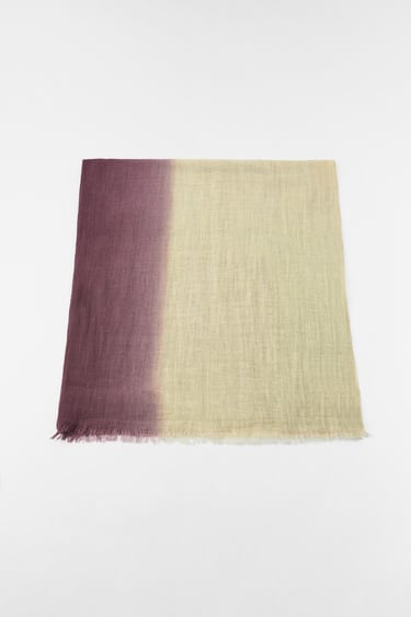 Image 0 of LINEN SCARF from Zara