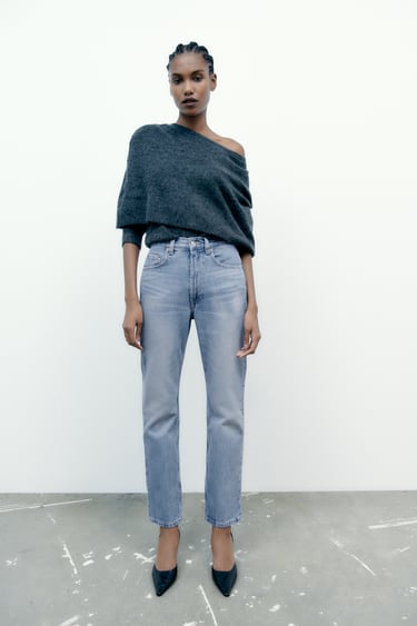 Image 0 of STRAIGHT-FIT TRF JEANS from Zara