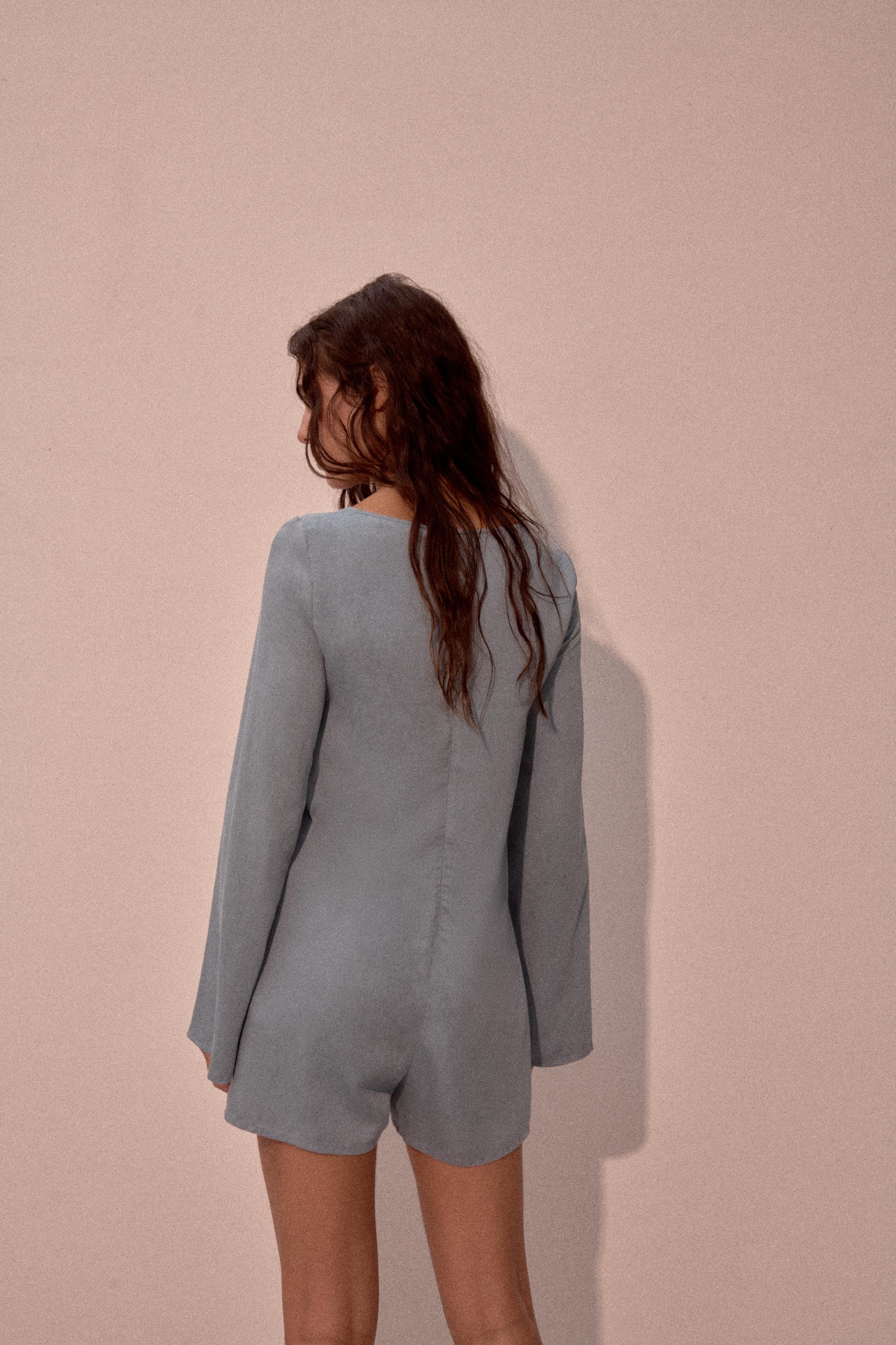 Zara flowy short jumpsuit Clearance