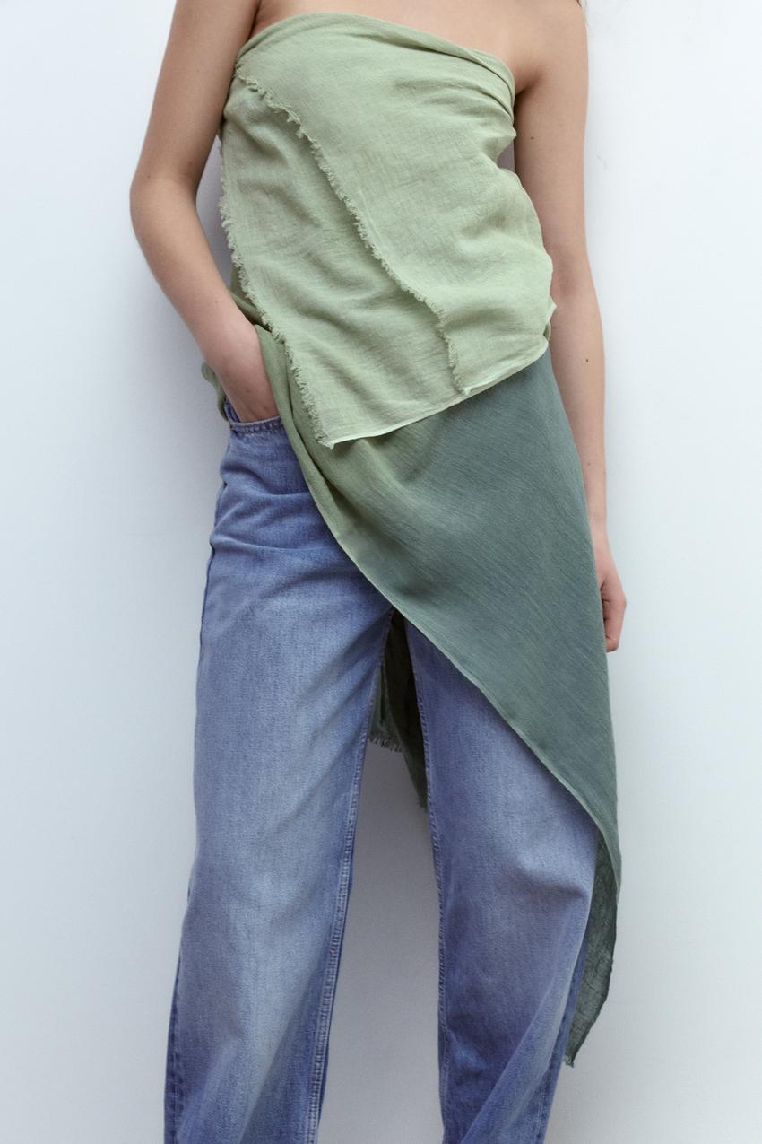 Tie dye scarf zara Clearance