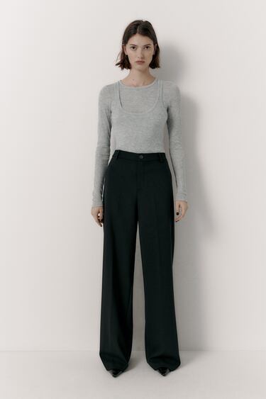 Image 0 of FULL LENGTH TROUSERS from Zara